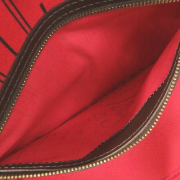 LOUIS VUITTON Brown Damier Neverfull PM Tote Bag - Picture 7 of 10